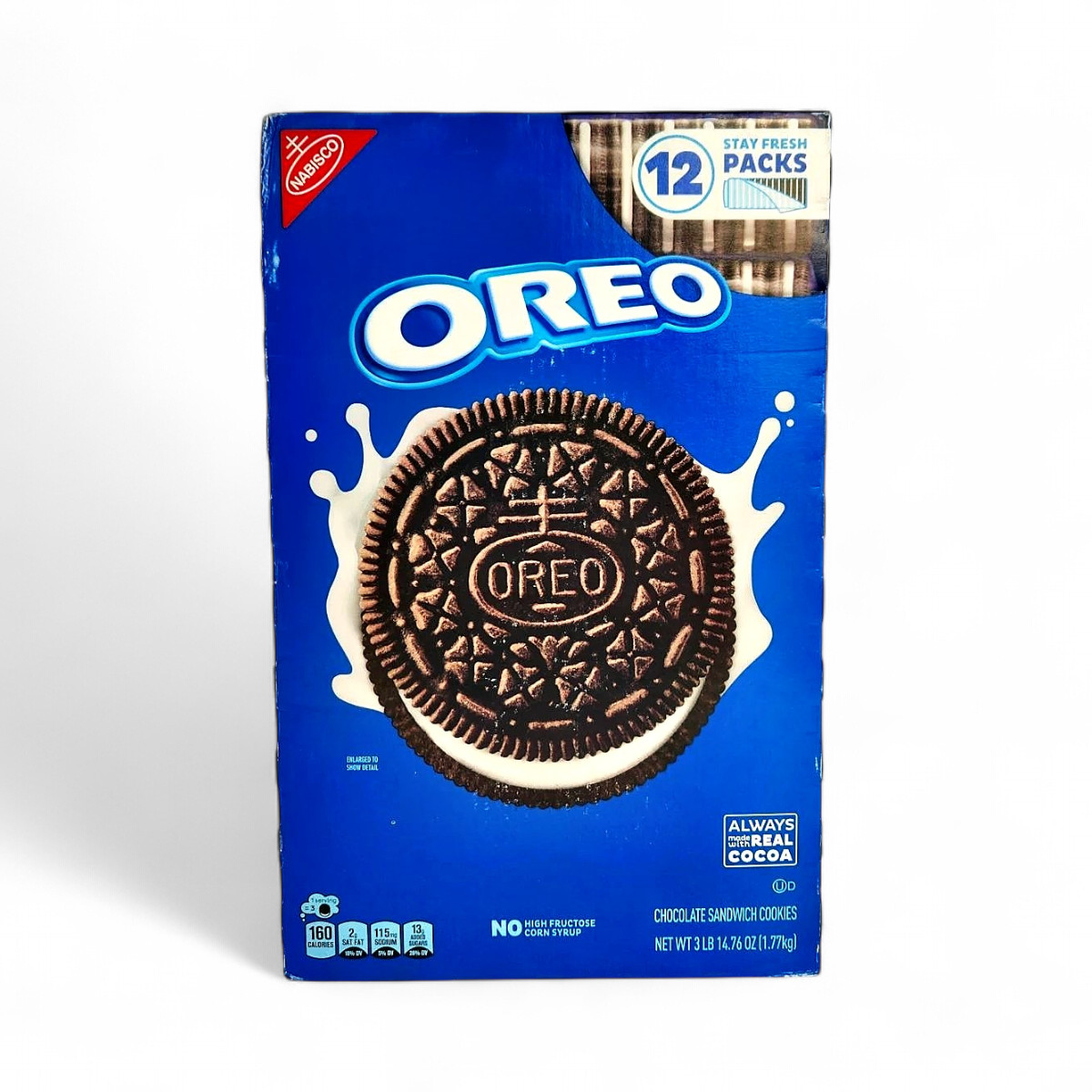 OREO Chocolate Sandwich Cookies, 5.23 oz - 12 Pack