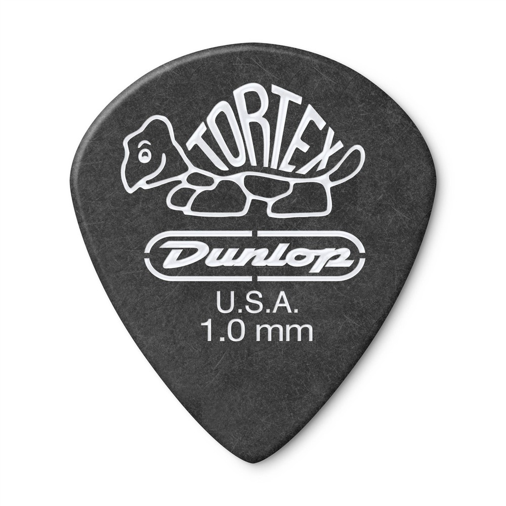 Dunlop Guitar Picks 12 Picks Tortex Pitch Black Jazz 1.0mm 482P1.0