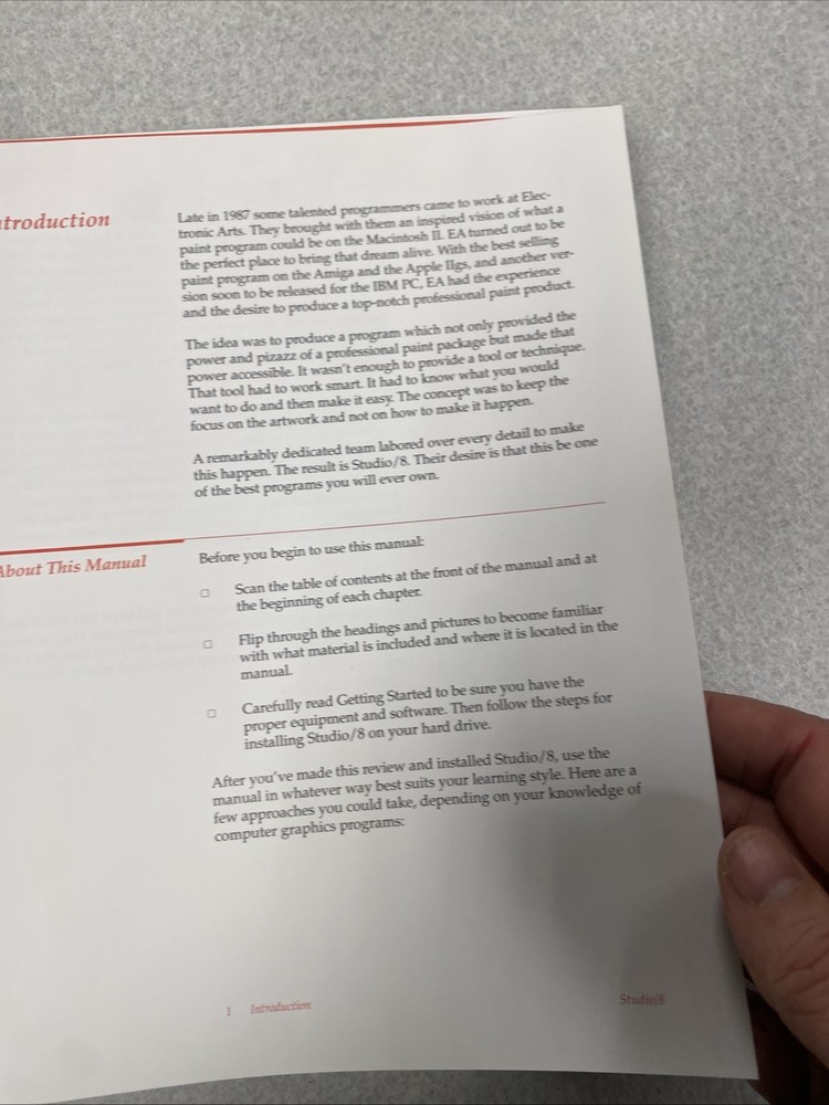 Electronic Arts Studio 8 Professional Paint Program (Macintosh) COMPLETE