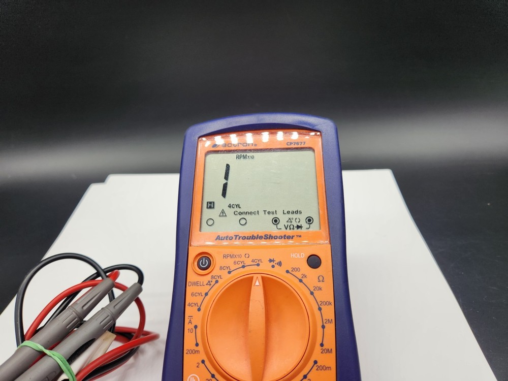 ACTRON Catron CP7677 Auto Digital Multimeter & Engine Analyzer Tested