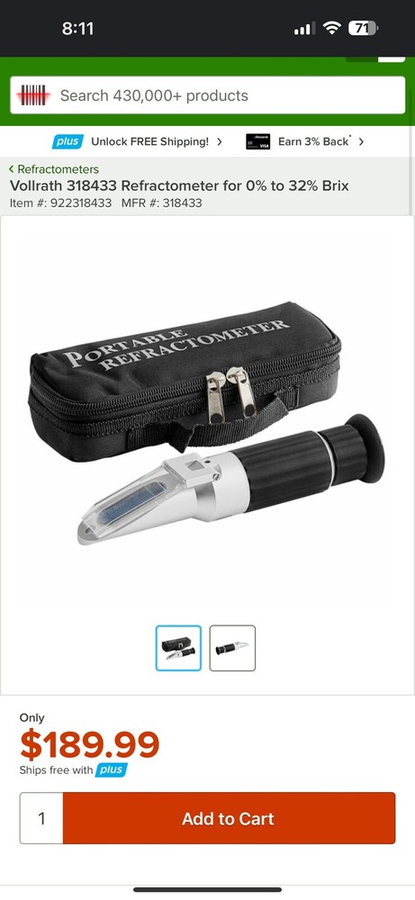 Portable Refractometer