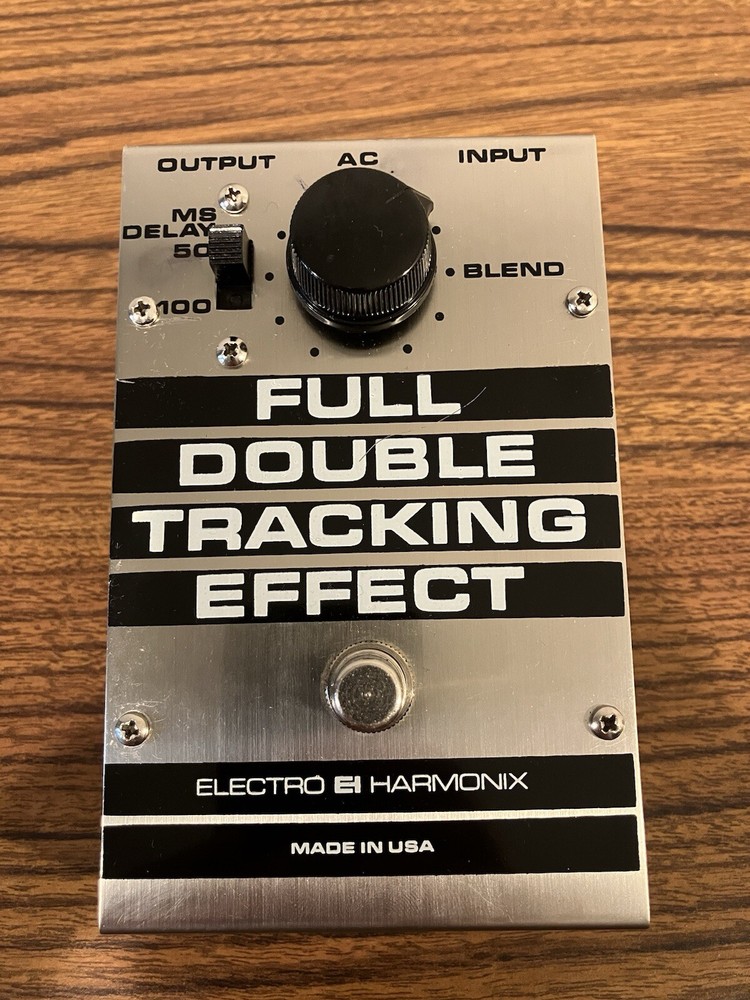 Vintage Electro Harmonix Full Double Tracking Effect Delay Effects Pedal