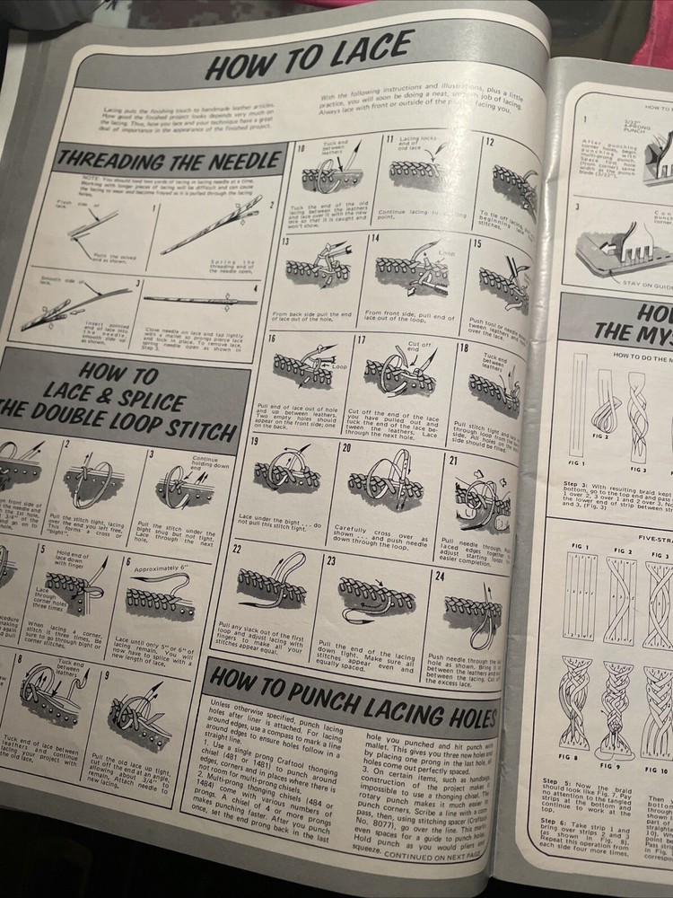 Ideas For Leather Projects ￼Instructions And Patterns