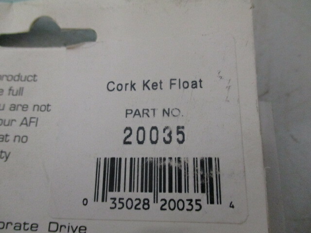 AFI Cork Key Ring Float p/n 20035