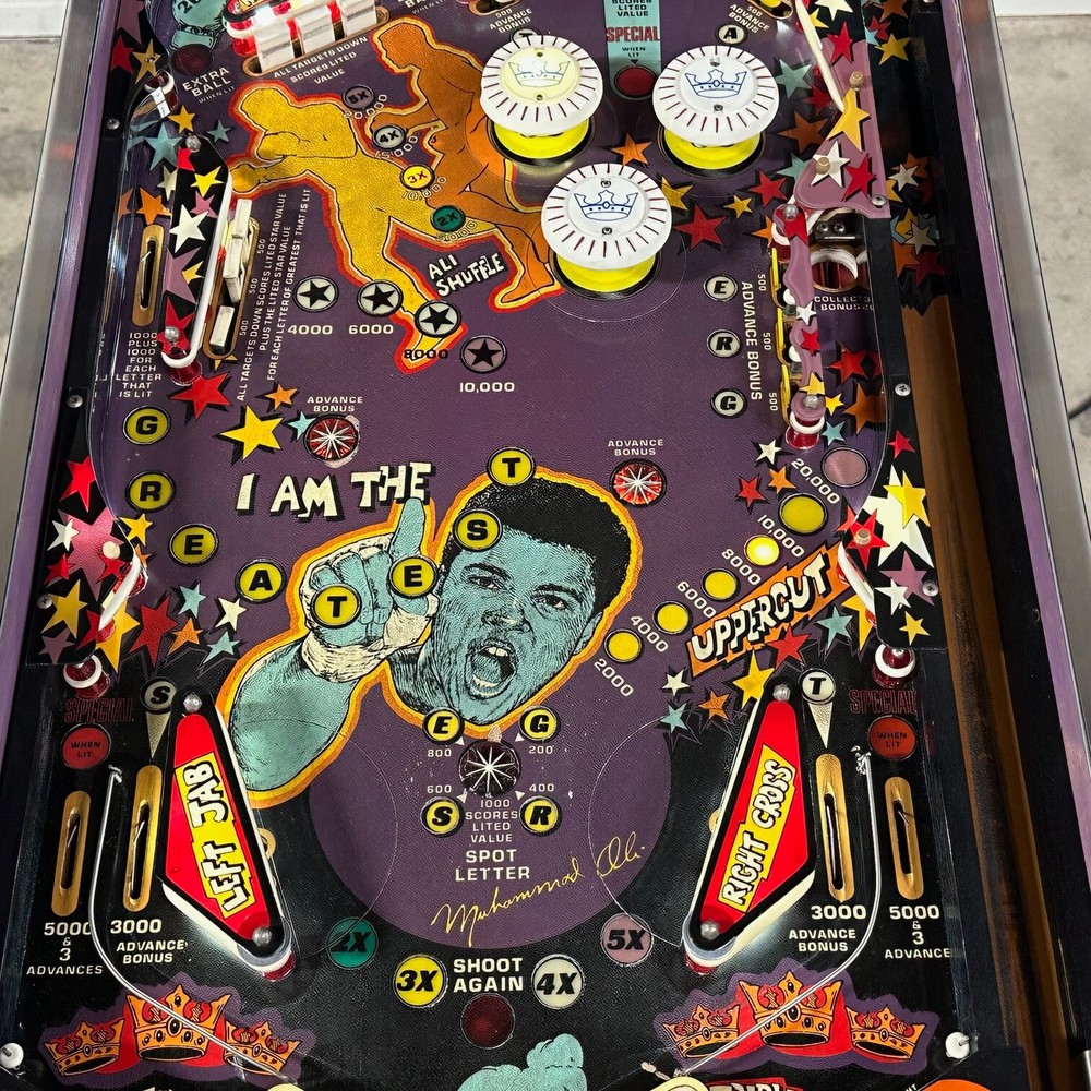 Muhammad Ali Pinball Machine (Stern Electronics, 1980)