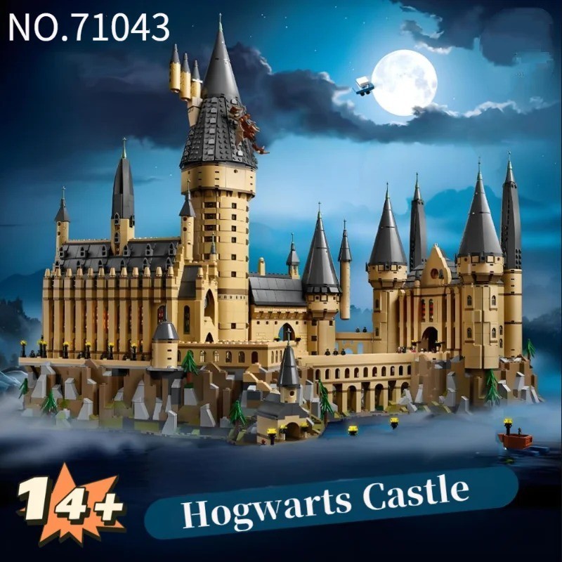 Harry Potter: Hogwarts Castle (71043)-Complete 6020 PCS Bricks Bagged