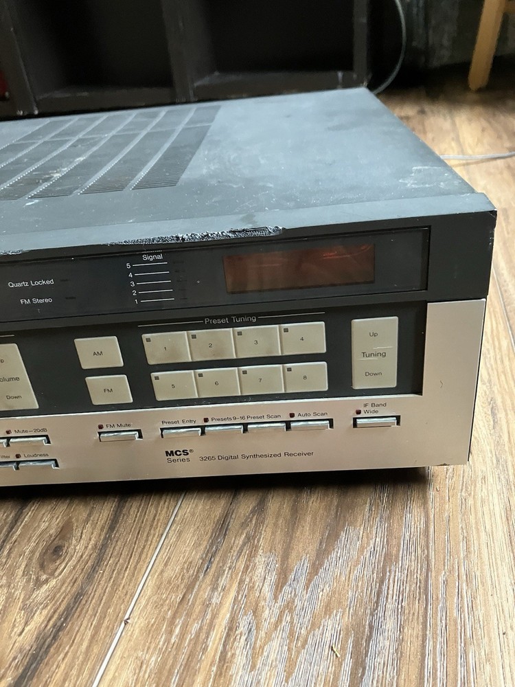 MCS 3625 Modular Component Systems Digital Synthesized Stereo Receiver Tested