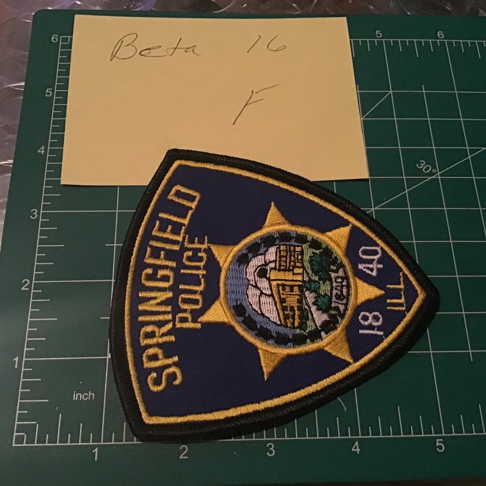 Springfield IL Police Patch