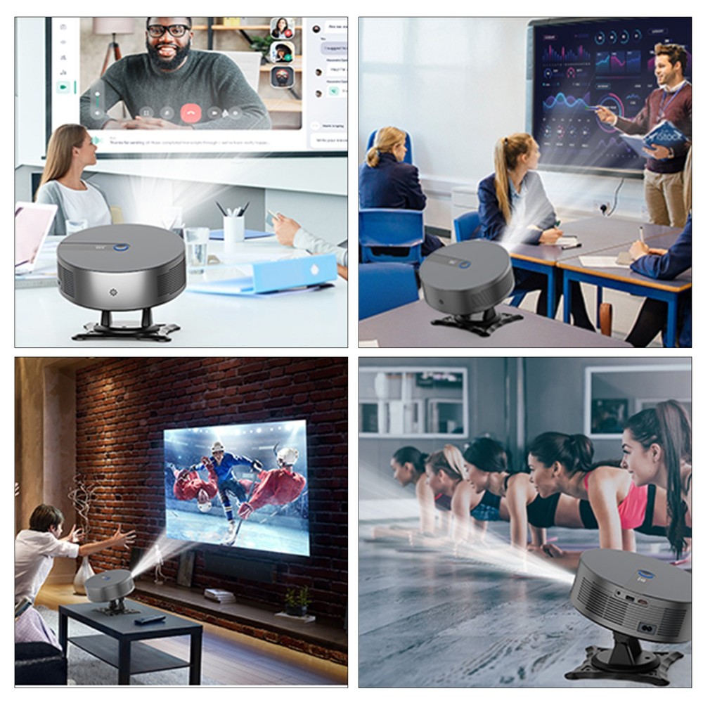 Universal Projector Mount 1/4” Screw Adjustable Angle Desktop Foldable Bracket