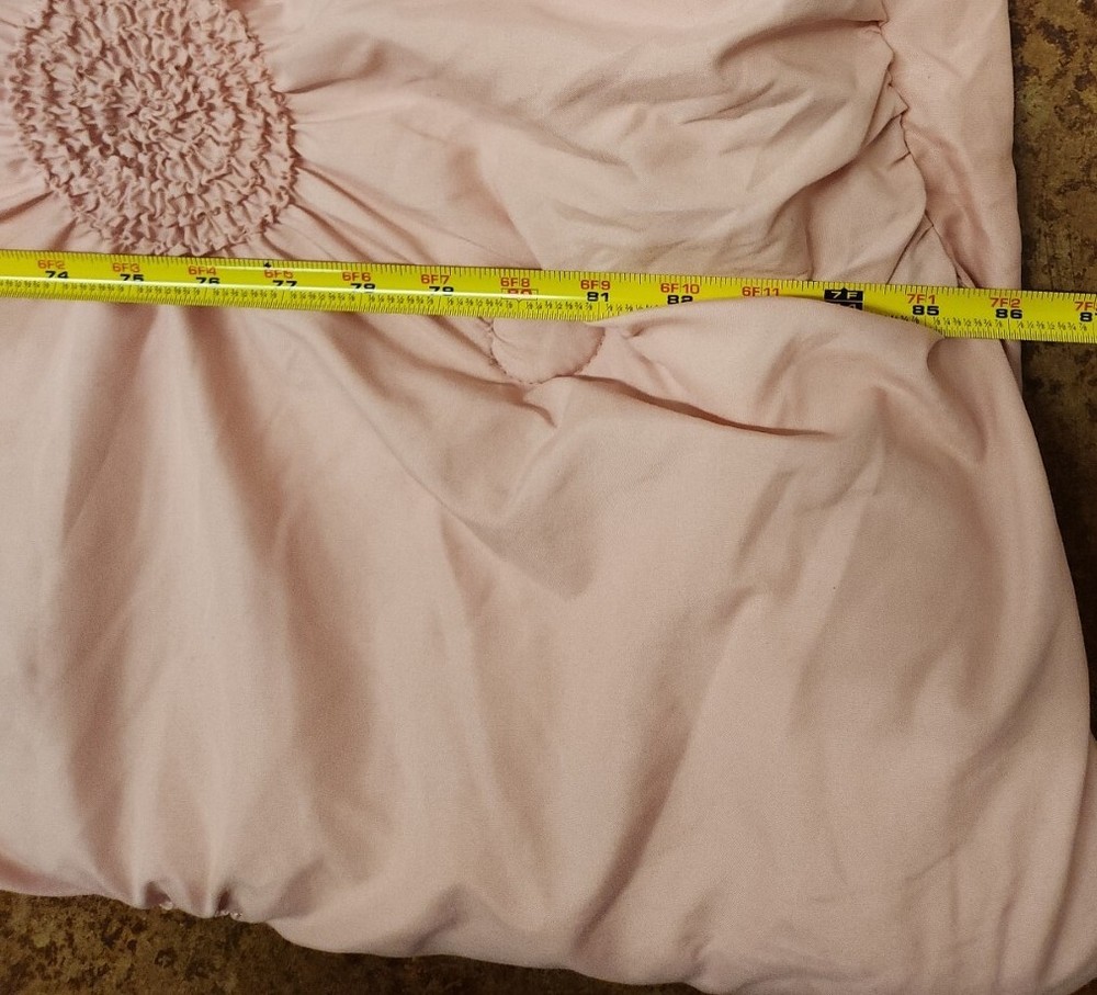 86x63 Throw Blanket Pink EC