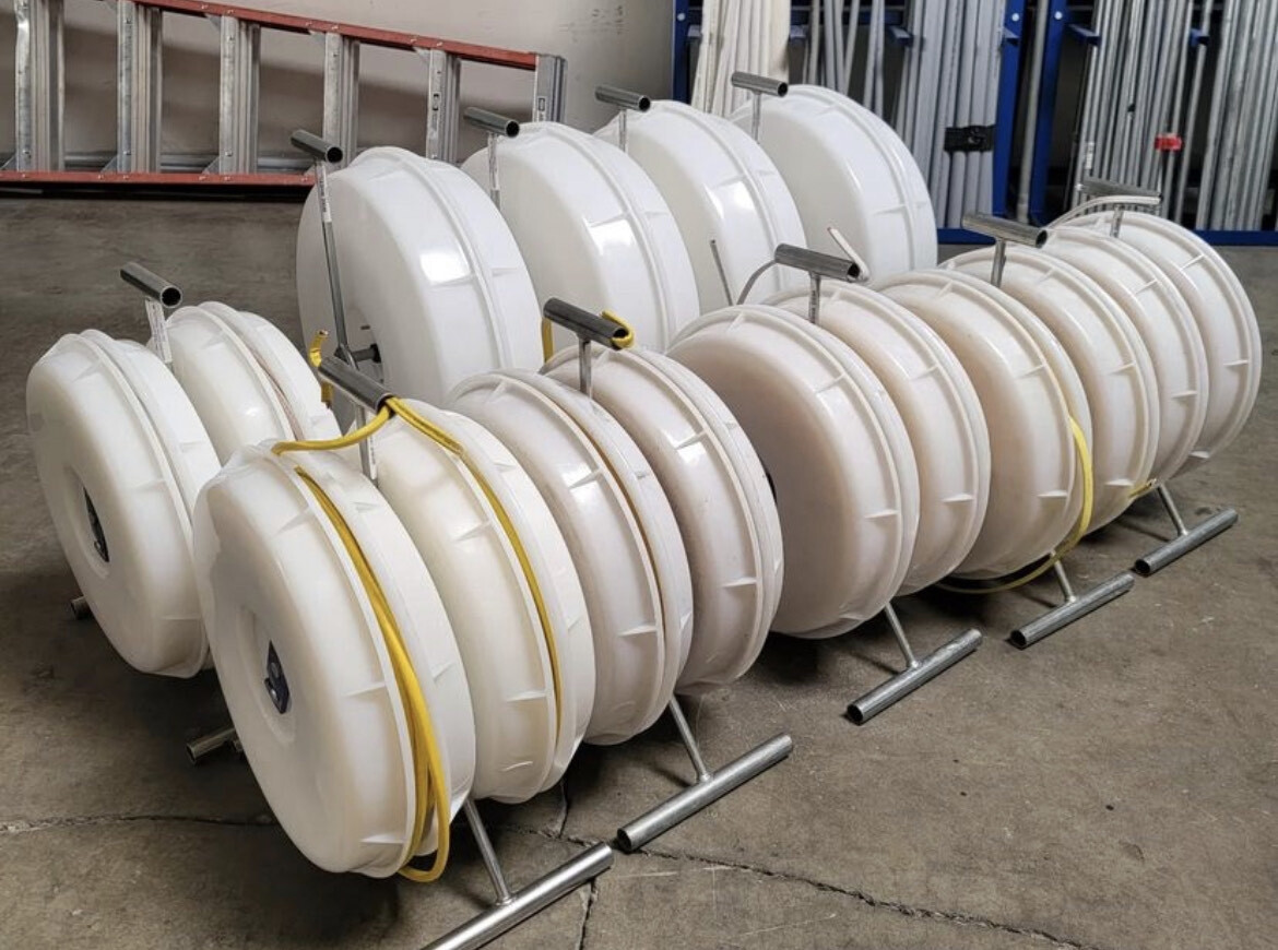 Wire Wheel® 620S MC, AC, and NM cable dispenser Made in the USA