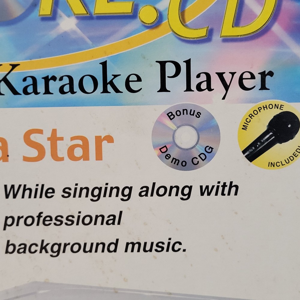 Karaoke Cd Graphics Player WK-021 In Box