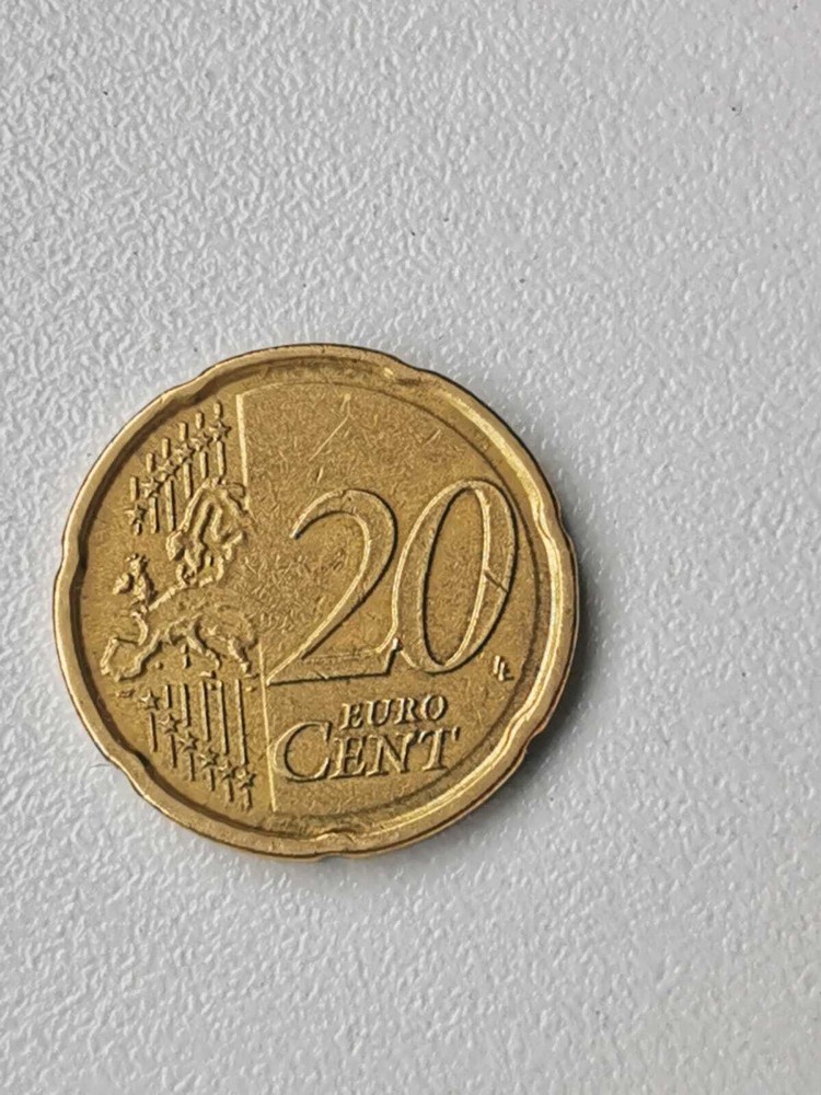 20 EURO CENT BELGIUM ERROR 2008.