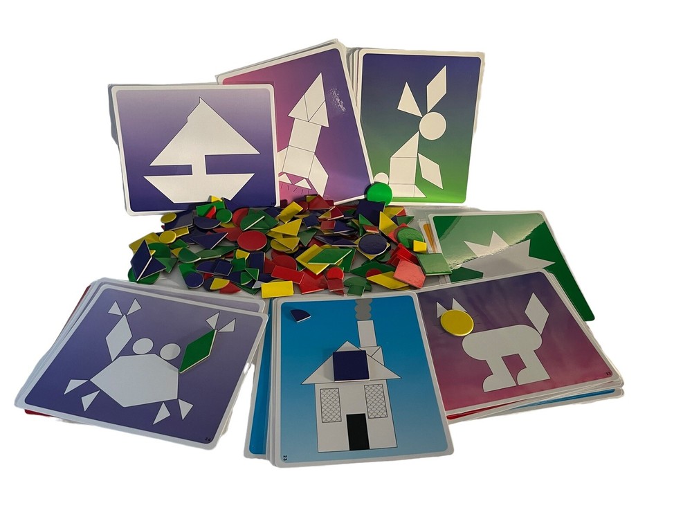 Educational Shapes With Patten Puzzles