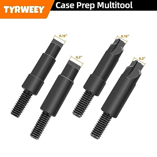 TYRWEEY Case Prep Multitool, Chamfer Deburring Tools for Black