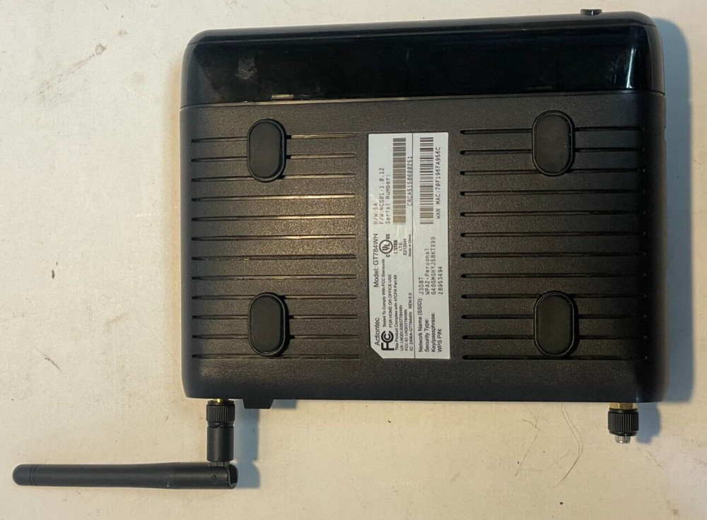 Actiontec GT784WN Wireless DSL Modem Router