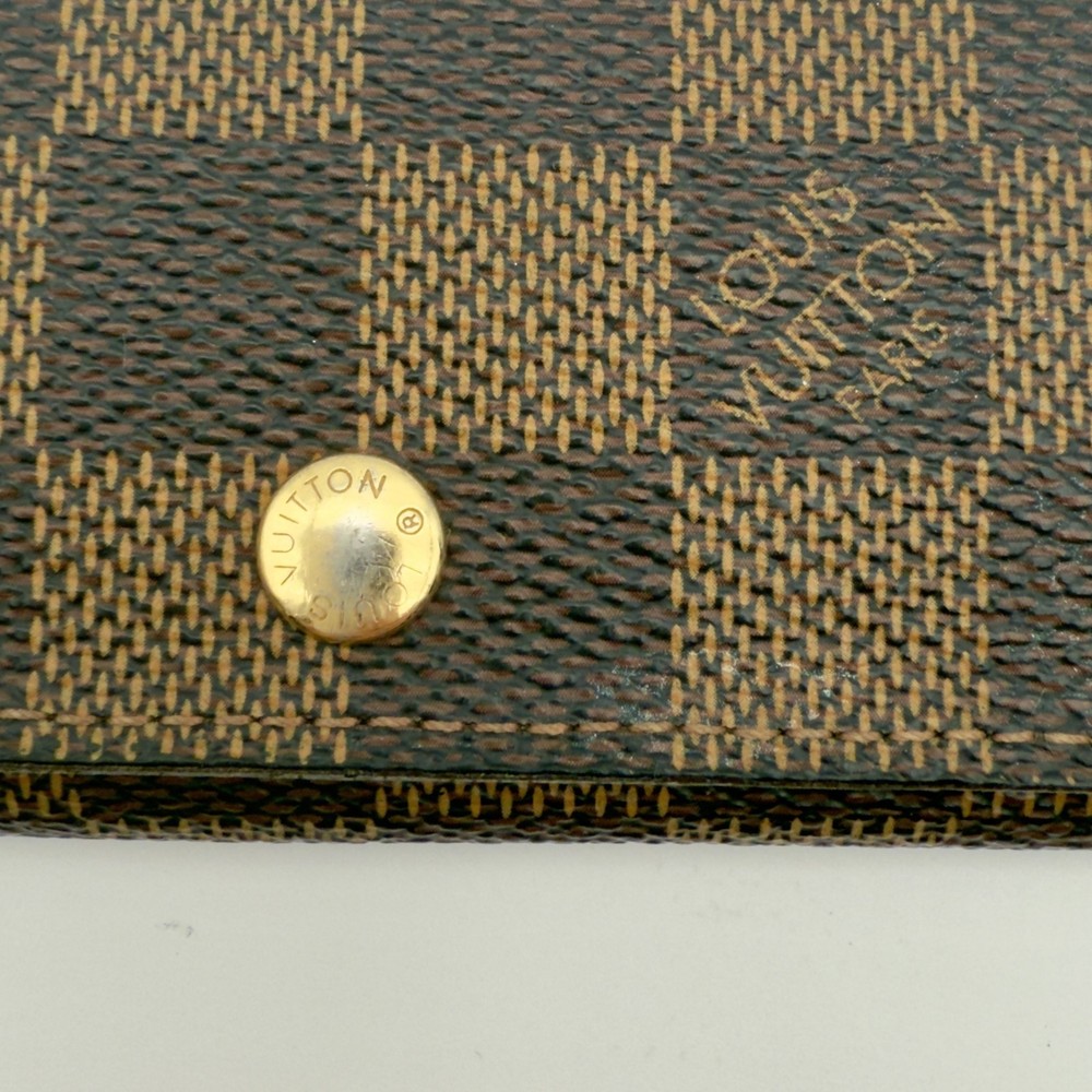 Louis Vuitton Damier Ebene Multicles 4 Key Case Brown Authentic Japan