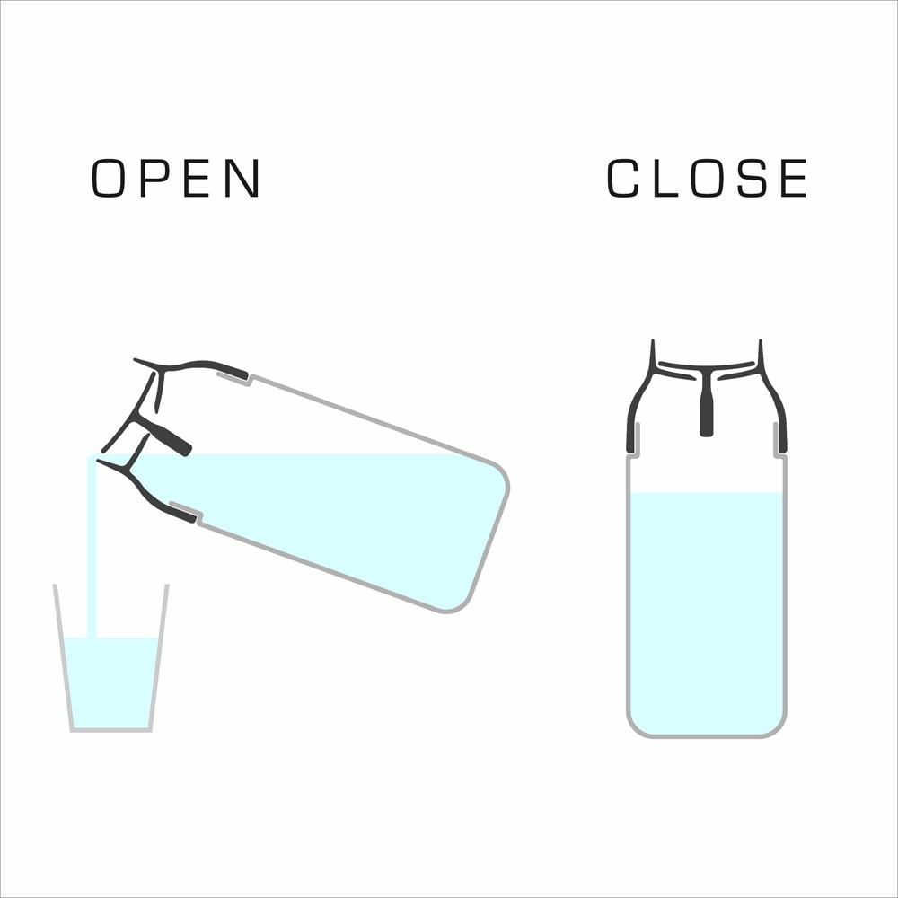 CAPSULE water carafe 700ml white 22968