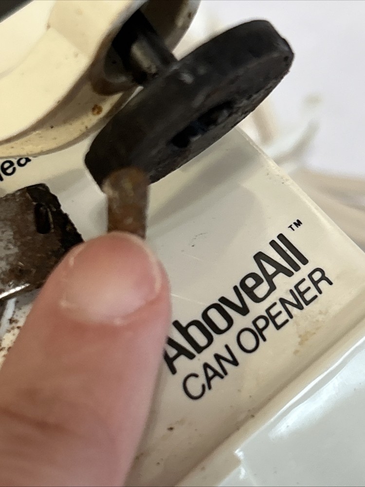 Presto AboveAll Under Cabinet Automatic Can Opener Please Read