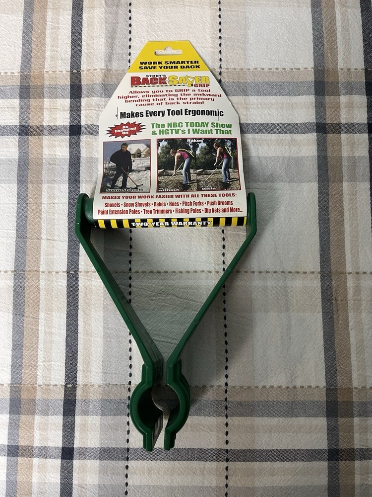 Stout’s BackSaver Grip Ergonomic Handle Tool Attachment Yard Work Aid
