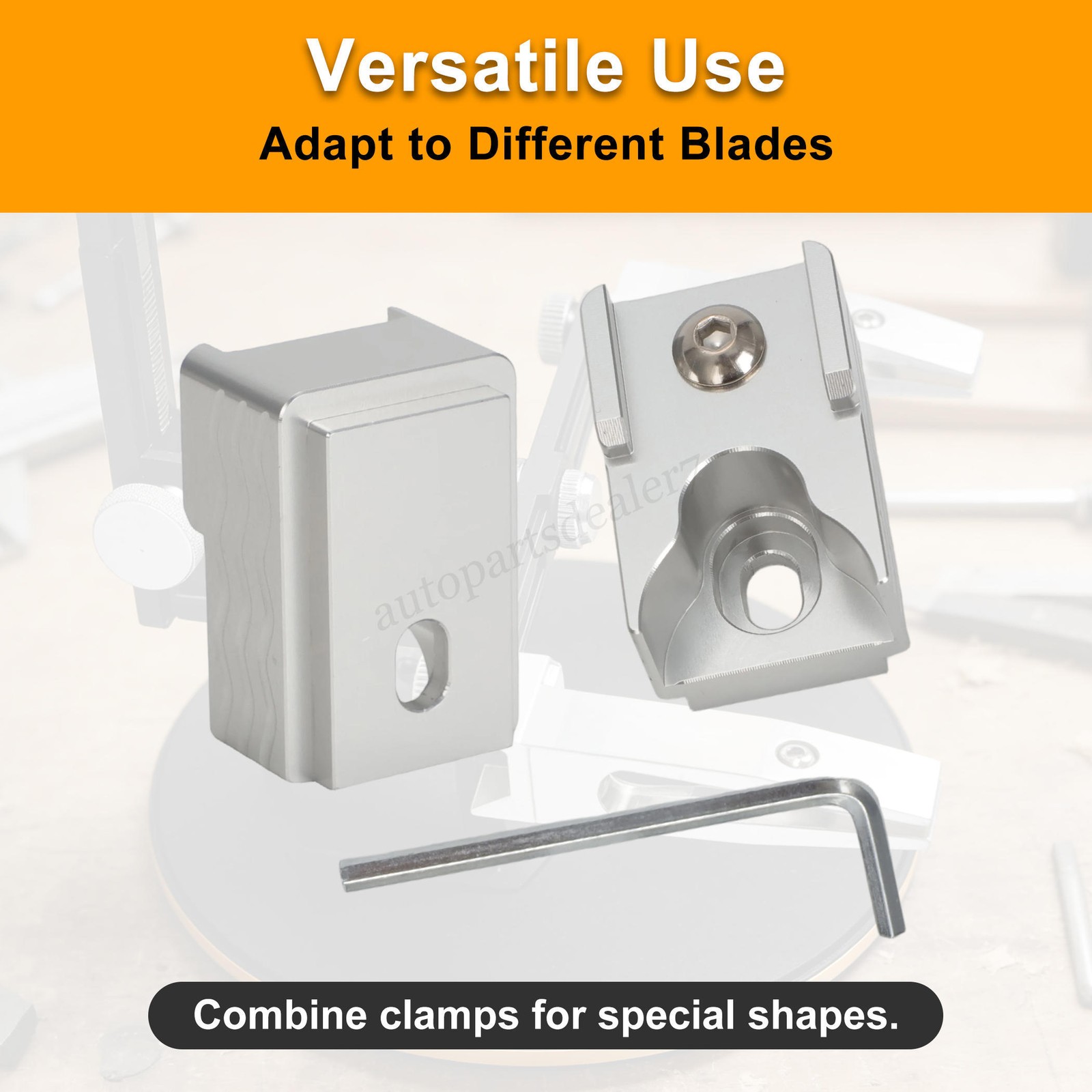Aluminum L-attachment Clamp Adapter Extender For K03 Kadet and Pioneer Sharpener