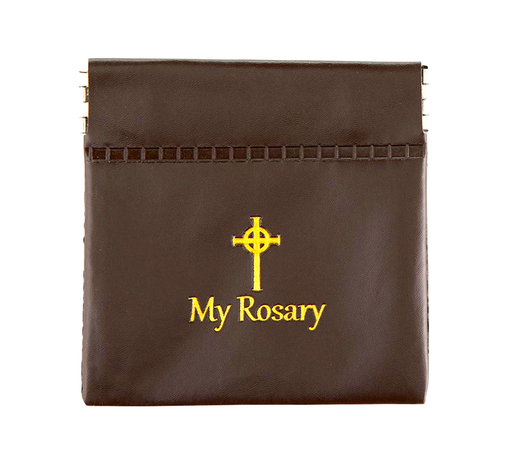 Lot of 5 My Rosay Pouch Cases Vinyl Squeeze Top 3"SQ Black White Blue Red Brown