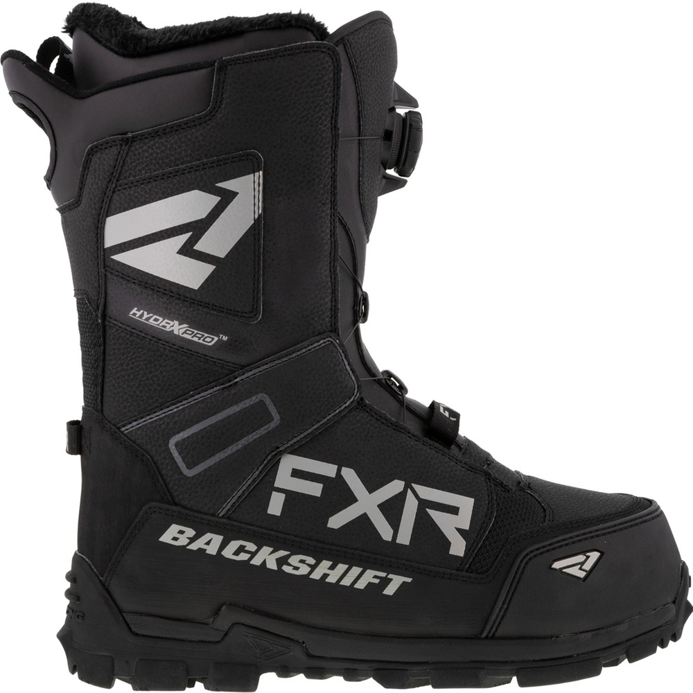 FXR Backshift BOA Snowmobile Boots Black Size 10M/ 12W