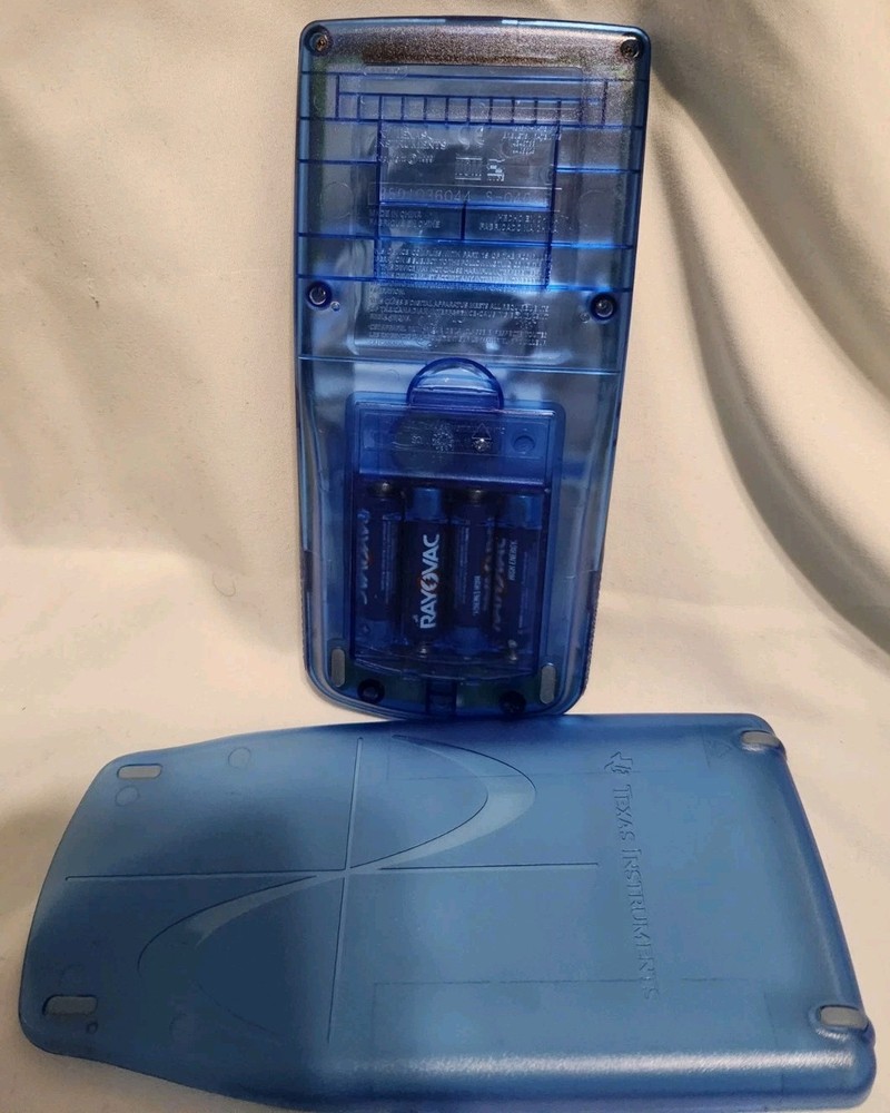 Texas Instruments TI-83 Plus Silver Edition Graphing Blue CalculatorTested Works