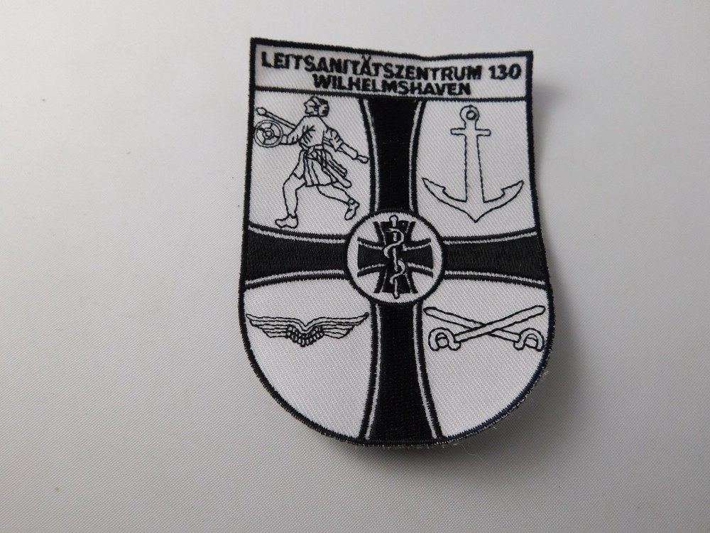 GERMAN ARMED FORCES PATCH MEDICAL SUPPORT CENTER LEITSANITATSZENTRUM 130