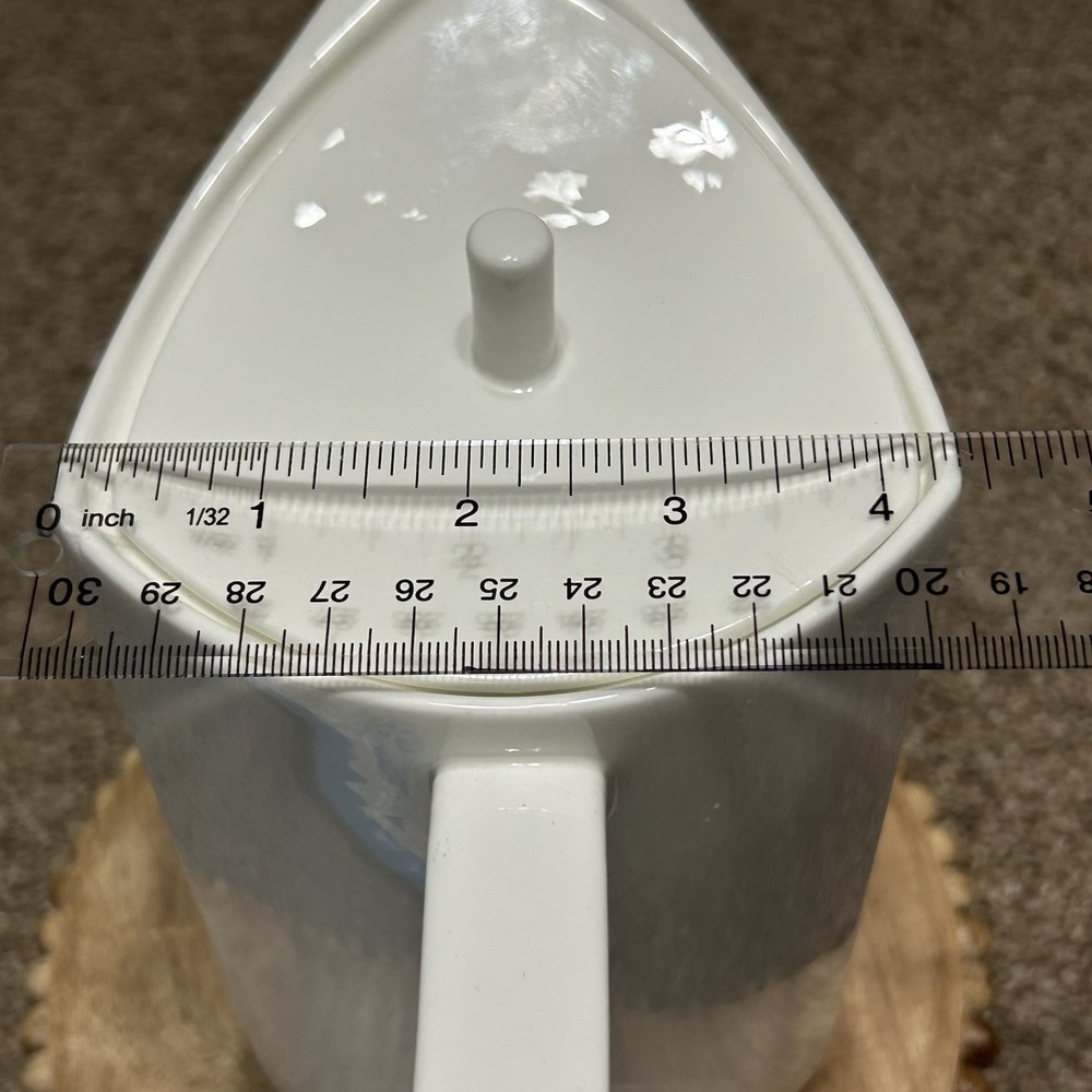 RARE Sant' Andrea White Triangular Teapot Royal Bone China