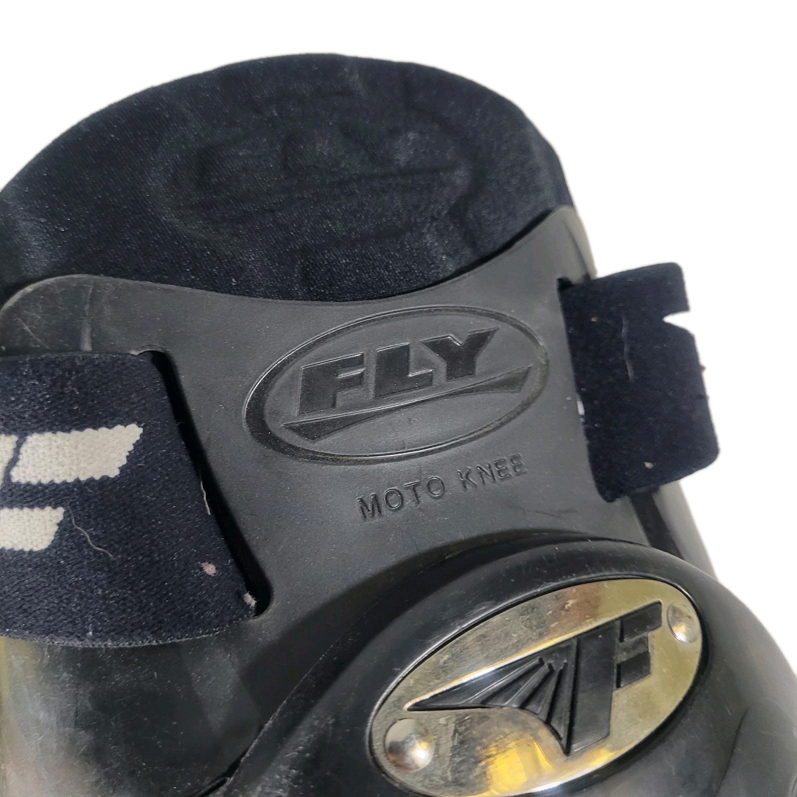 Fox racing race knee shin guards MX Moto ATV Black Size Adult