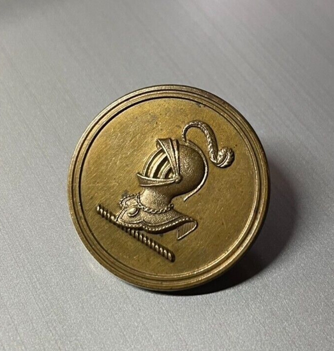 LIVERY BUTTON - COLLECTION - NOBILITY - Beautiful HALMET button - 2.8 cm