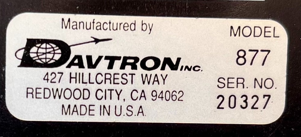 Chronometer 877 Removed Working