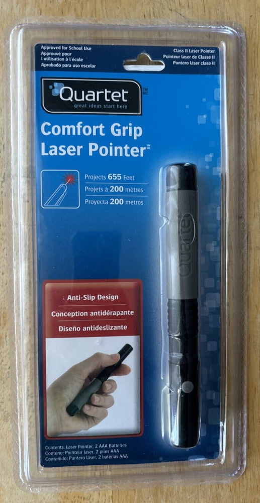 Quartet Classic Comfort Laser Pointer Class 2 (MP-2703G2Q)... FREE S&H!