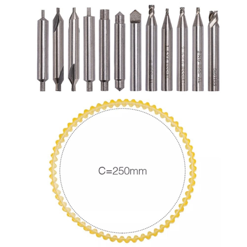 Key Cutting Machine Drill Bits Cutter Set for 368A 339C Vertical Key Machine Par