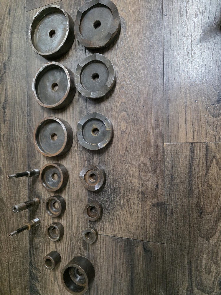 Industrial Knockout Punch and Die Set, Multiple Sizes