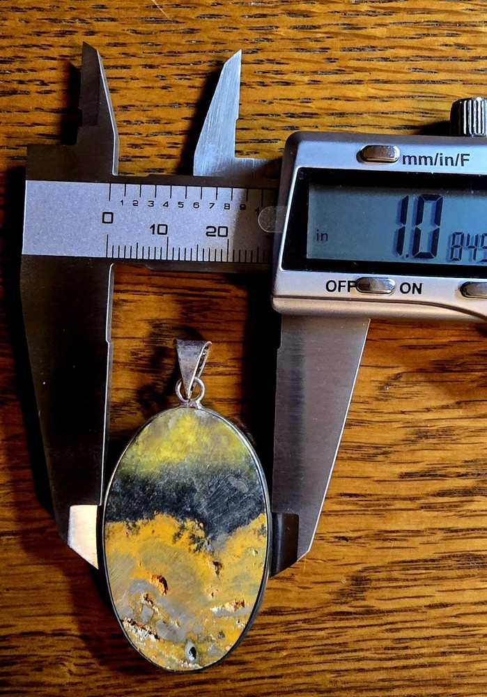 Bumble Bee Jasper Pendant