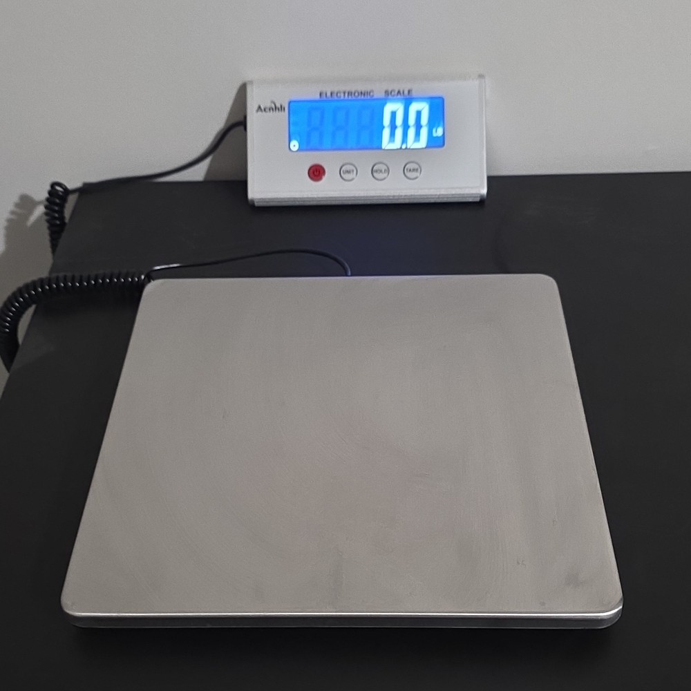 Acnib Electronic Scale Stainless Steel Platform Backlit Display