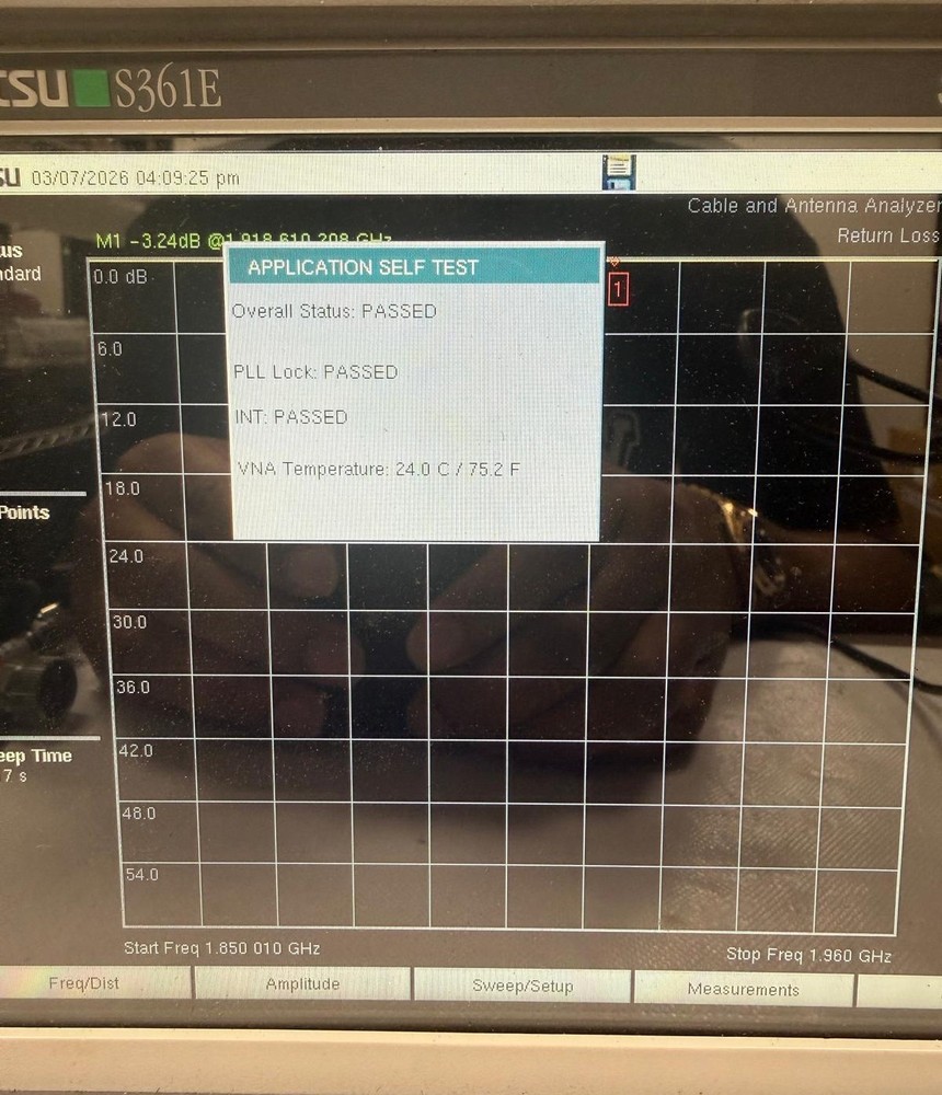 Anritsu S361E SiteMaster Cable and Antenna Analyzer Site Master OPT 19