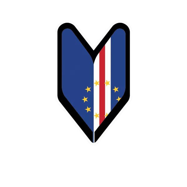 Cape Verdean Driver Badge Sticker