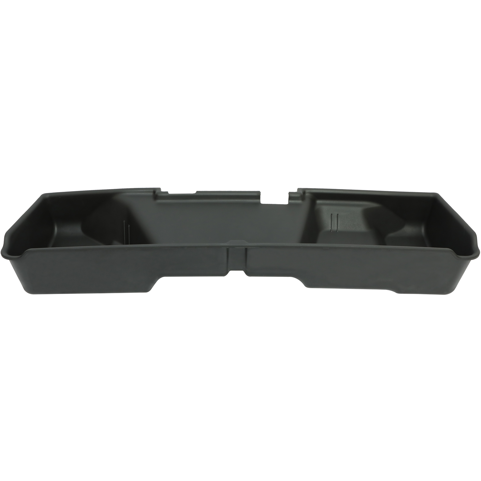 Black Under Seat Storage Box For Chevy GMC Silverado Sierra Extended Cab 2007-13
