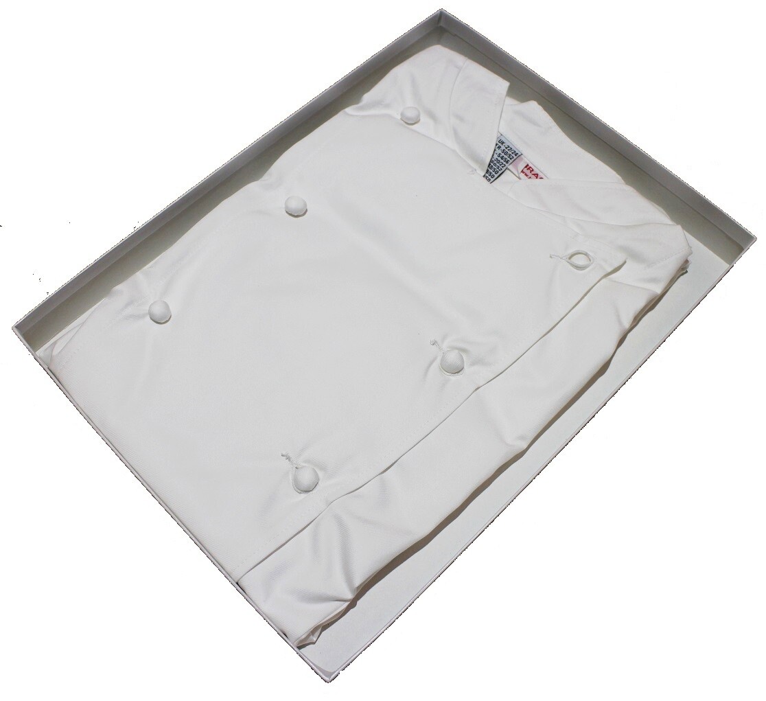 Bragard Grand Chef Jacket Mens White Pima Cotton Gordon Ramsay Long Sleeve Coat