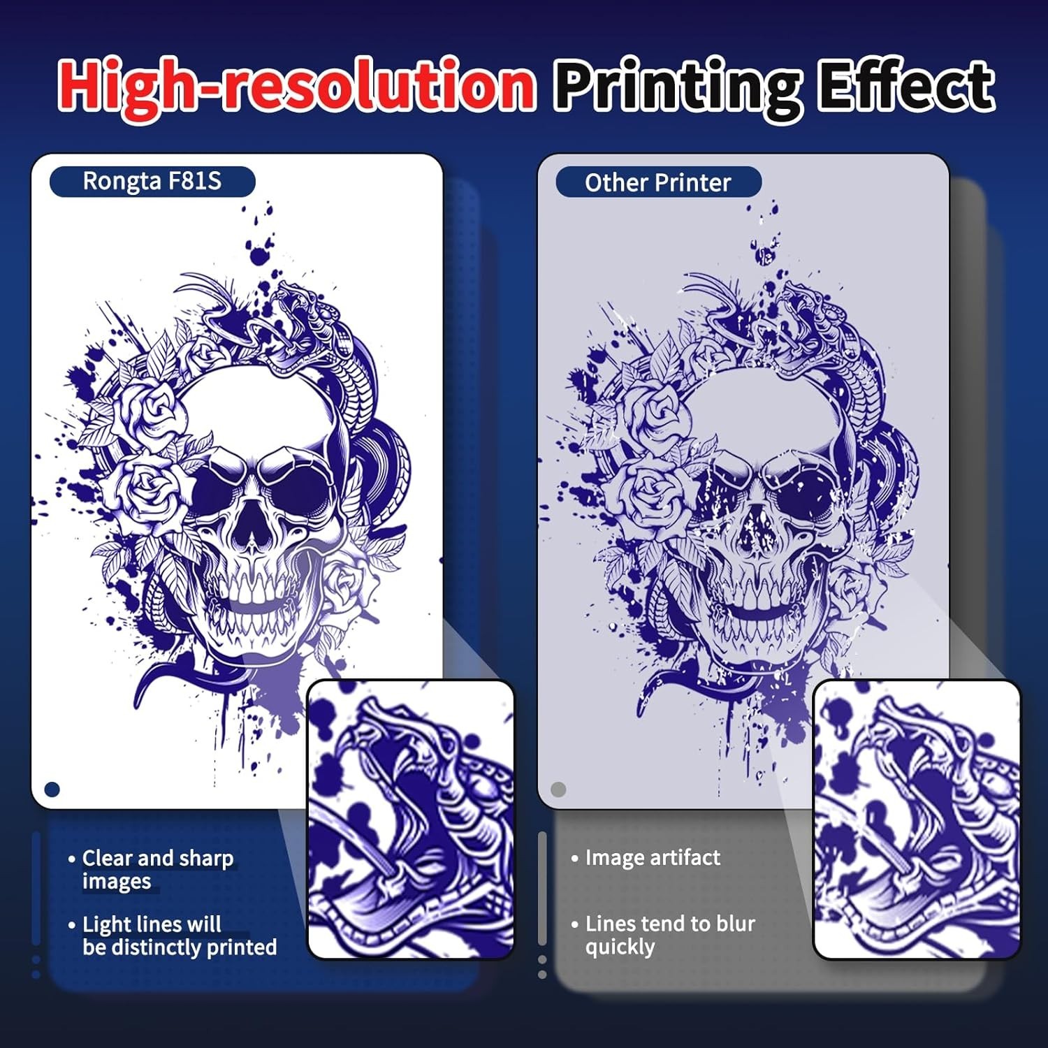 Bluetooth Tattoo Stencil Printer Thermal Transfer Machine Copier for A4 Paper PC
