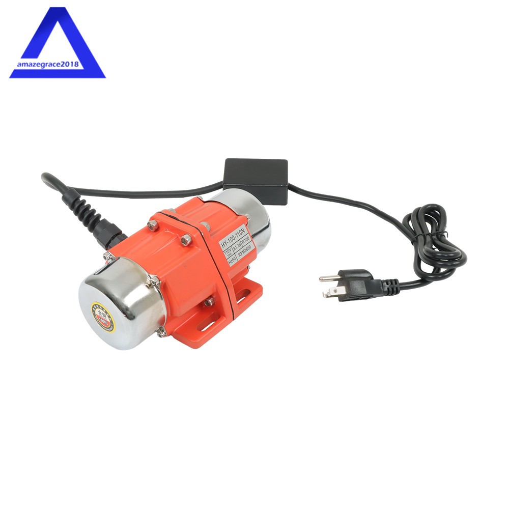 100W Concrete Vibrator Vibration Motor Single Phase Motor AC 110V 3600RPM