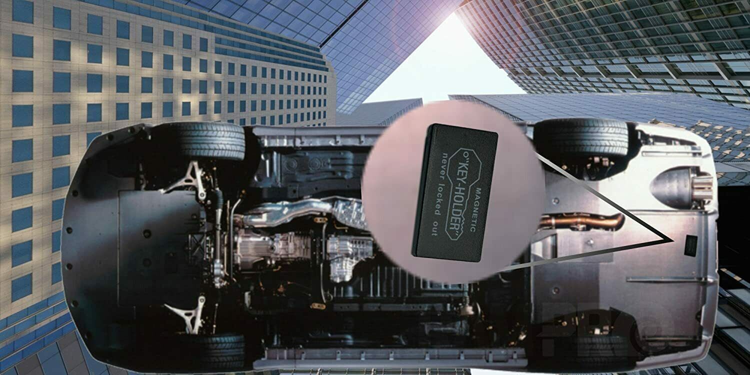 Magnetic Key Holder HIDE A KEY Emergency Spare Key Car Hidden Storage Holder