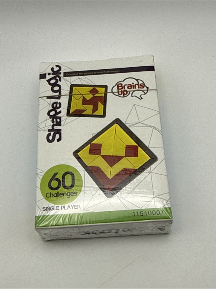 Brains Up Shape Logic Card Challenge/Game