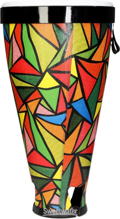 Latin Percussion World Beat Stackable Ashiko - 10 inches, Small, Multicolor