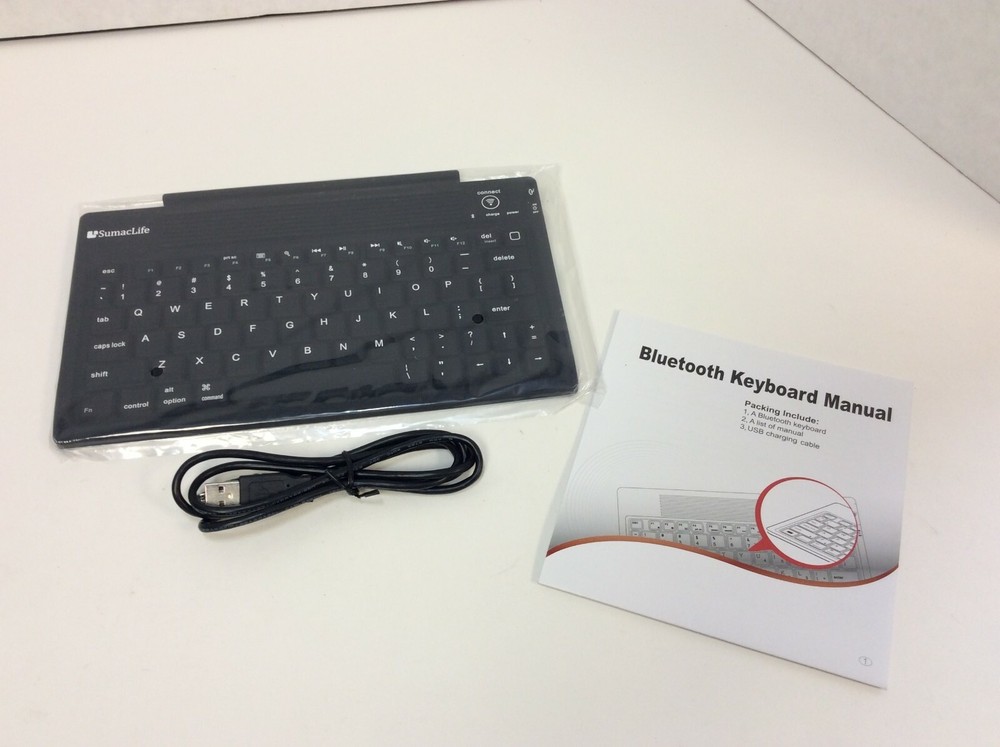 SumacLife Wireless Bluetooth Keyboard set-USED; specially designed for iPAD