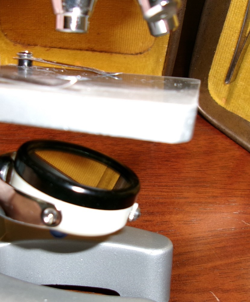 1968 Jason Empire Microscope Model No 708 in Vinyl Case w/ Tools & Instructions