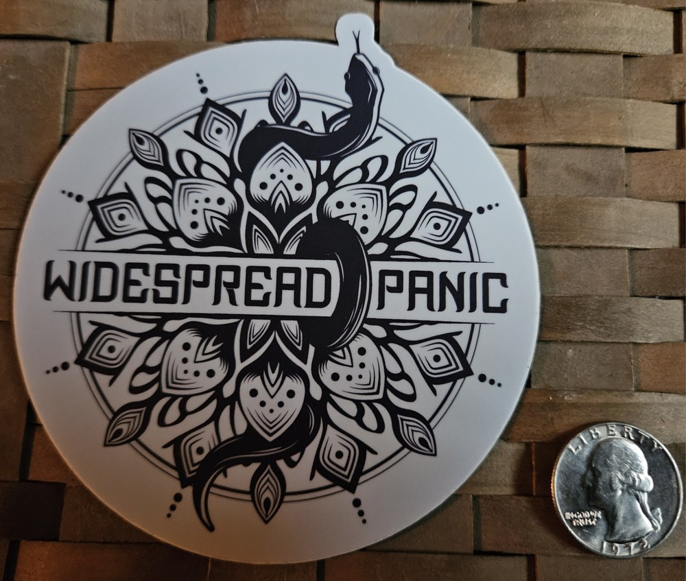 Widespread Panic Sticker. "Snake & Lotus"